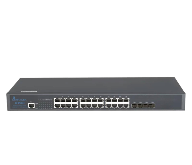 ExtraLink Chiron 24x RJ45 1000Mb/s 4x SFP+ L3 - 1544067 - zdjęcie